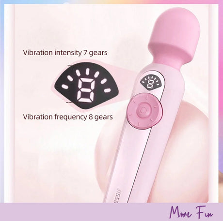 JISSBON Softoy Series LCD AV Wand Vibrator