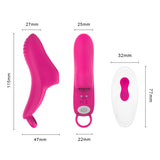 Evolved SHD-S116 Remote control Silicone Finger Vibrator