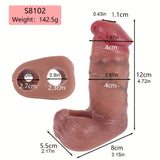 S8102 Silicone Simulation Hollow Penis Sleeve With Penis Ring