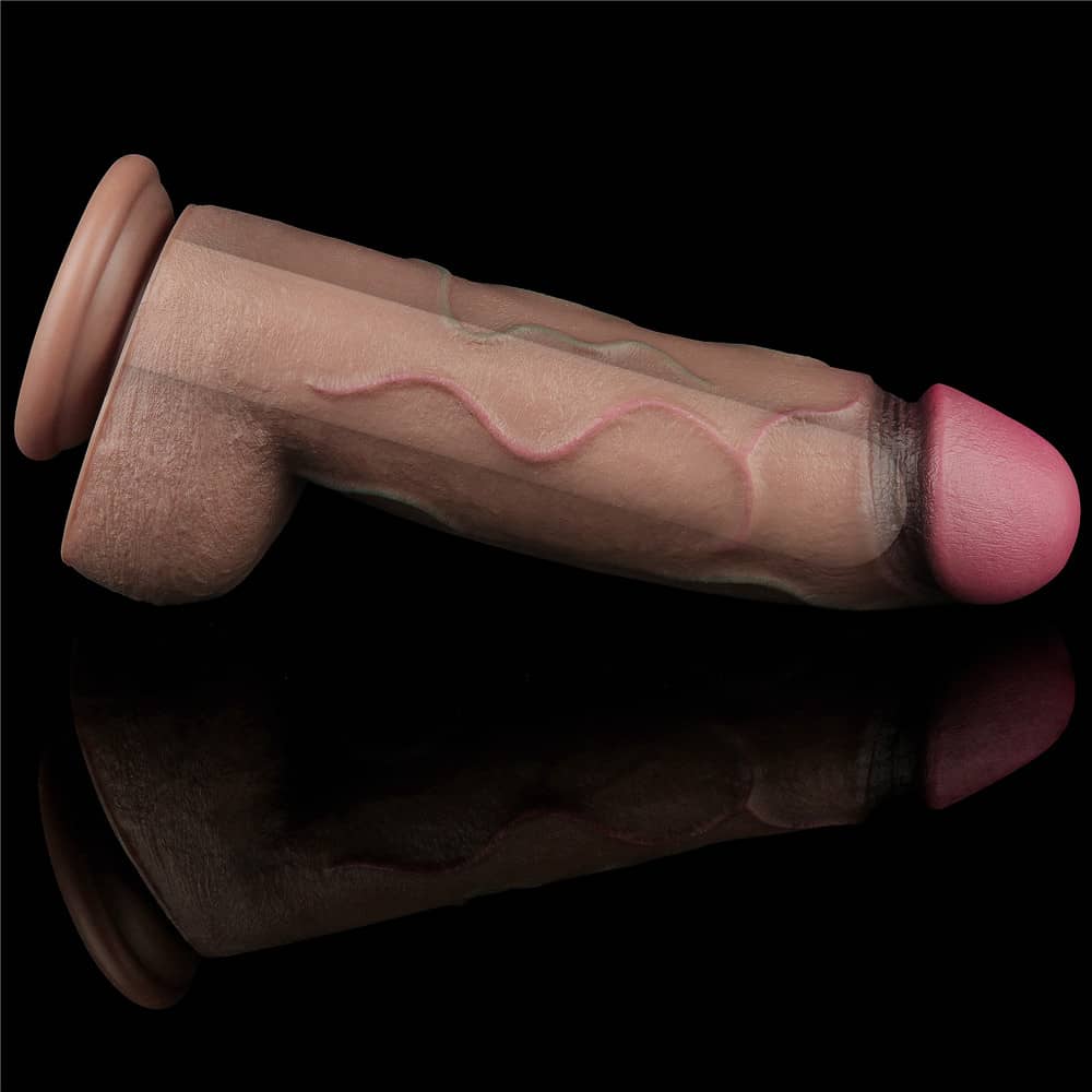 12'' Dual Density Dildo Silicone Cock XXL Realistic Dildo