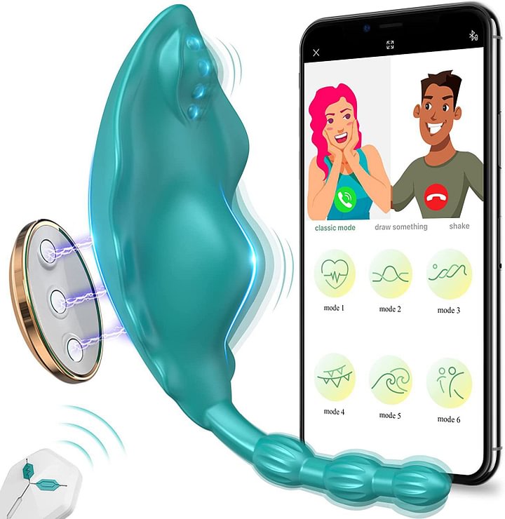 App Remote Control Magnetic Wearable Panty Vibrator