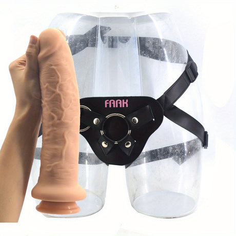 FAAK-F118 Silicone Realistic Dildo Strap On Penis With Suction Cup