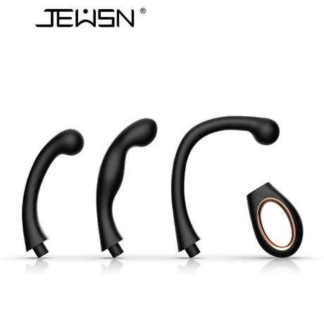 Jeusn 3 Pieces/sets Male Prostatic Orgasm Massager Anal Dildo Butt Plug