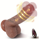 YIQU 21.84 Cm Vibrating Dildo With Heating & Rotation 10 Vibration