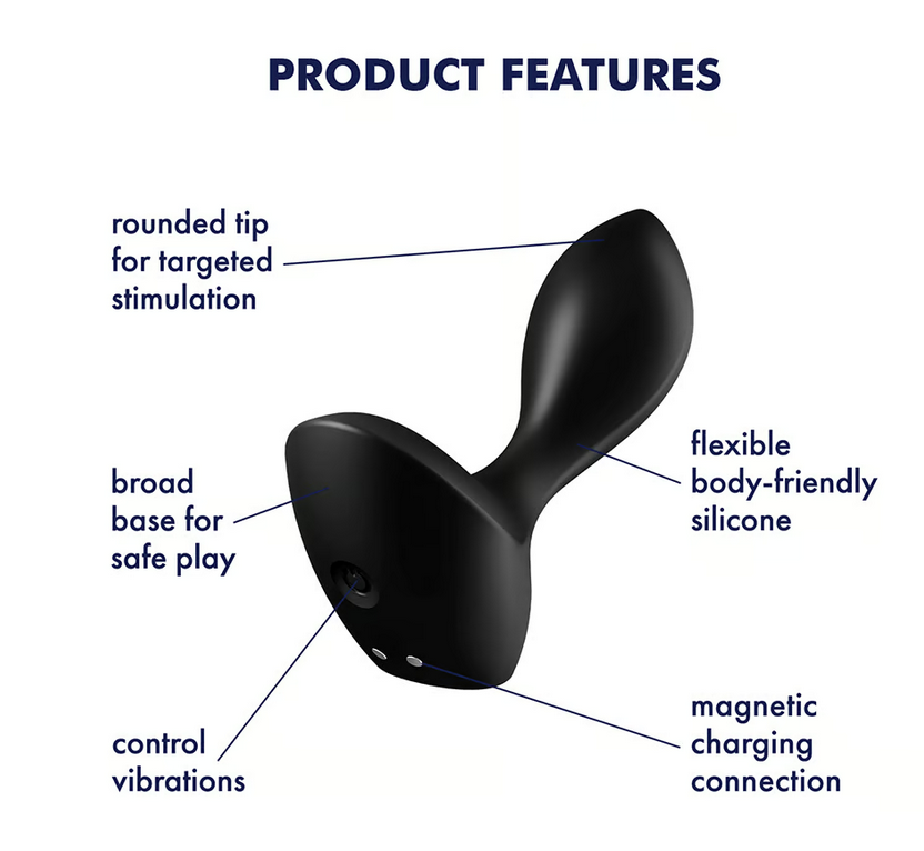 Satisfyer Backdoor Lover Plug Vibrator Anal Butt Plug Rechargeable