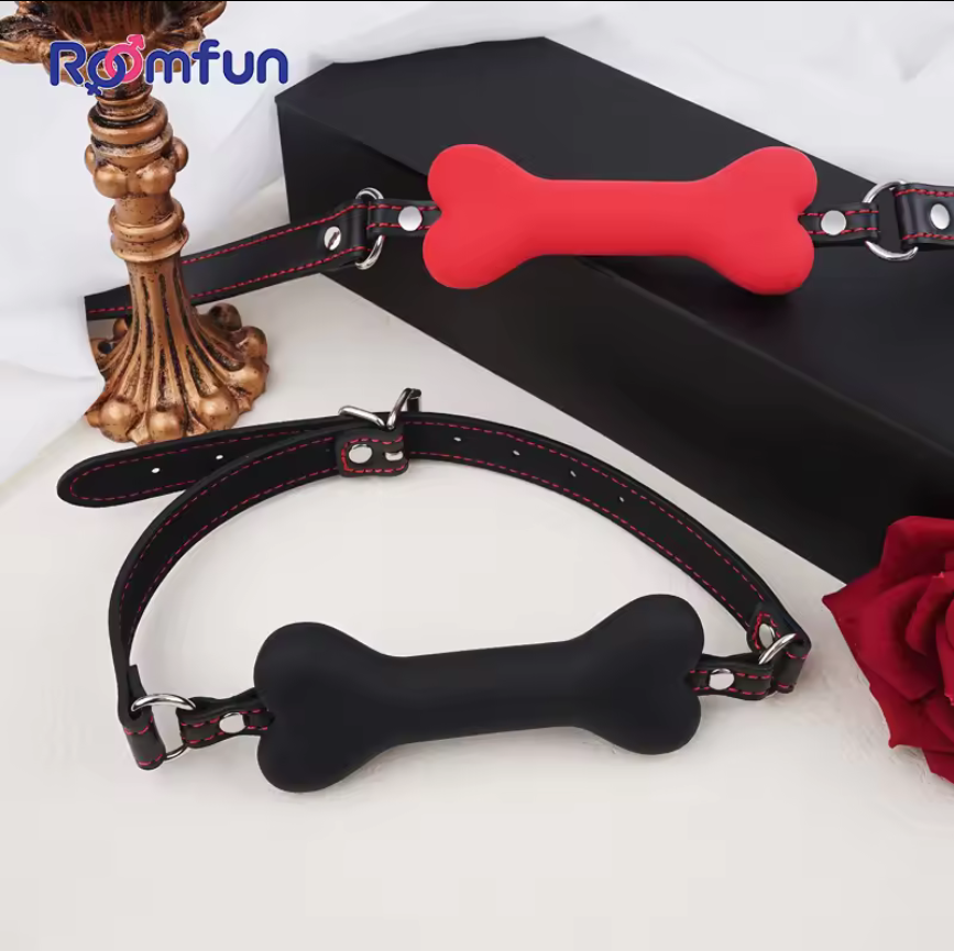 2024 New BDSM Bone Mouth Gag Mouth Plug Bondage Restraints Kit Sex Toys