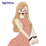 2024 New arrival ROOMFUN SM Flirting Ball Gag With Nipple Clamps