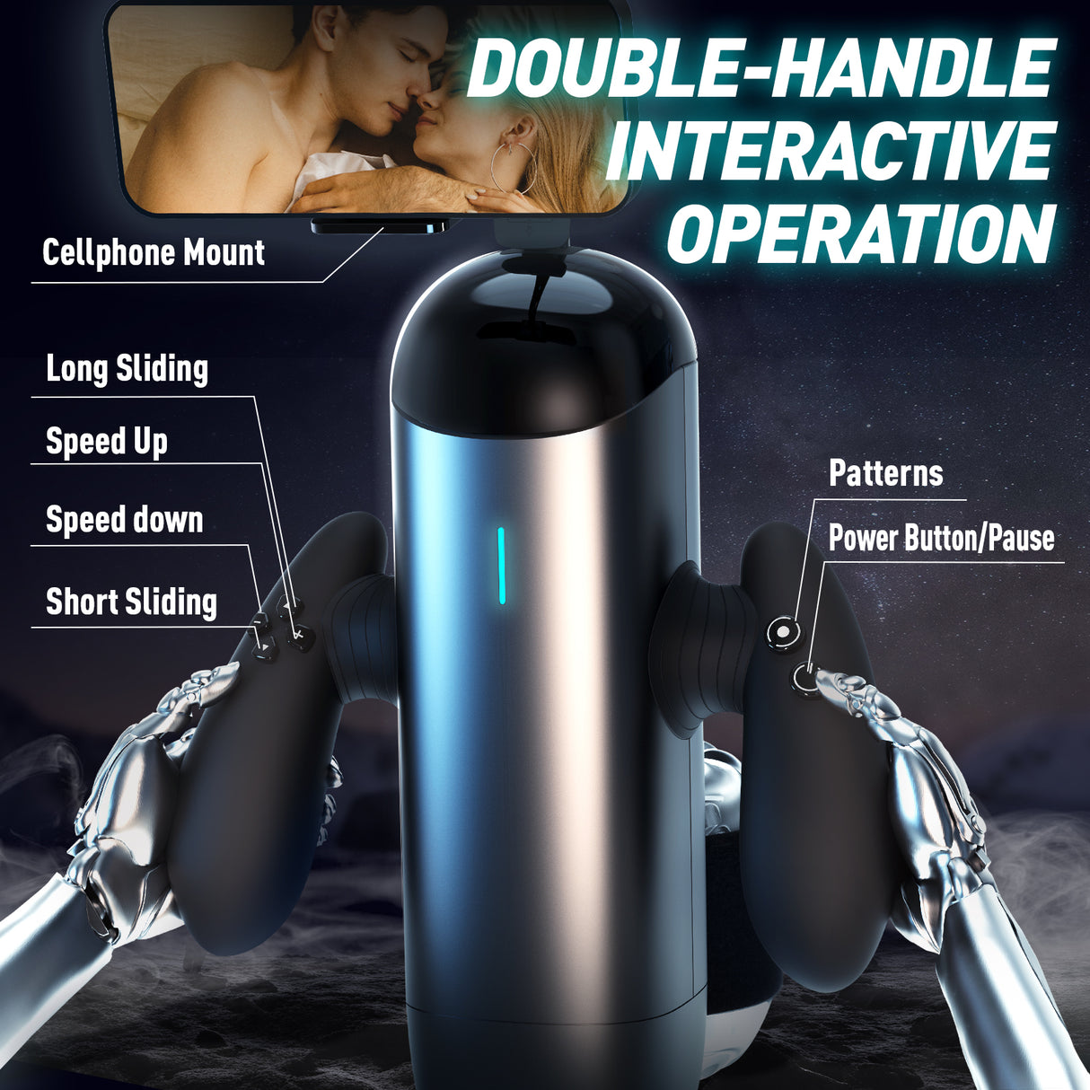 2024 new male Masturbation cup Gamer Stroker Sex Toy for Men 10 Speed Frequencies 10 Distance Modes