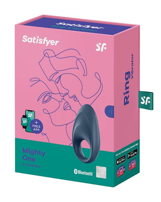 Satisfyer Mighty One Ring Vibrator Connect App cock ring for man for couple