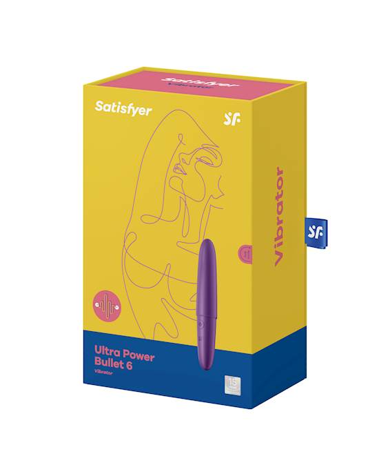 Satisfyer Ultra Power Bullet 6 - Turquoise - Violet-5 Inch