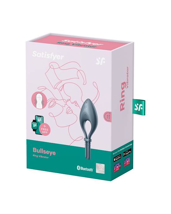 Satisfyer Bullseye Ring Vibrator Adjustable Cock Ring Connect APP