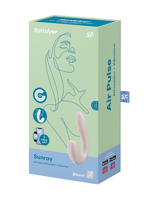 Satisfyer Sunray G Spot clitoral stimulation air-Pulse Vibrator With APP