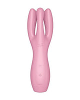 Satisfyer Threesome 3 Vibrator- Mint-Pink-5.5 Inch