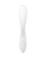 Satisfyer Rrolling Pleasure Vibrator-Mint - White - 8.6 Inch