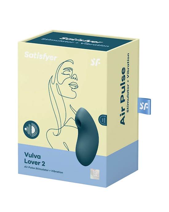 Satisfyer Vulva Lover 2 Air Pulse Stimulator Vibration Clitoral Stimulator