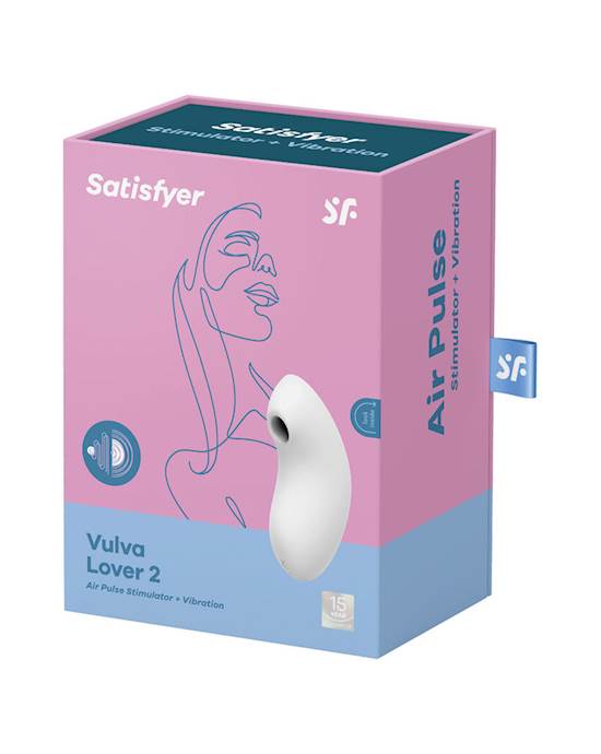 Satisfyer Vulva Lover 2 Air Pulse Stimulator Vibration Clitoral Stimulator