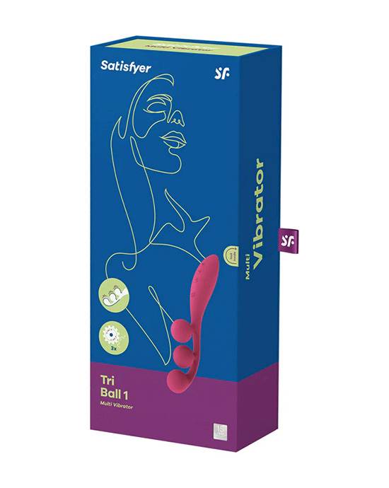 Satisfyer Tri Ball 1Multi Vibrator - Pink