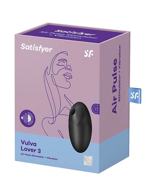 Satisfyer Vulva Lover 3 Clitoral Stimulator Air Pulse Stimulator G Spot vibrator