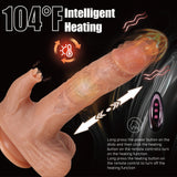 YIQU 5-in-1 Double-Headed Tongue Licking Dildo