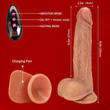 Complexion Remote Control 10 Vibration 10 Telescopic 3 In 1 Dildo