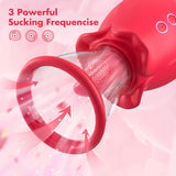 Kanaix 2 in 1 Multiple Stimulation Upgrade Rose Vibrator