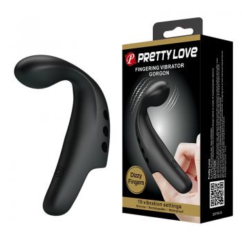 PRETTY LOVE 10 Frequency vibration Couple Finger Vibrator