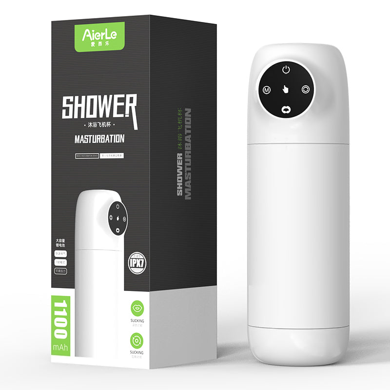 Aierle Shower masturbation suck penis in mouth stimulates the penis and glans voice heating cup