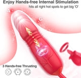 KKCAT 3 in 1 Upgrade Rose Stimulator to Hit all Hot Spots