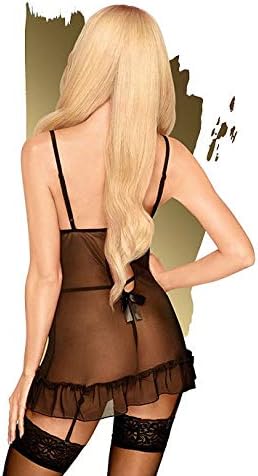 Penthouse Lingerie Guilty Icon Suspender Dress with Thong S/M