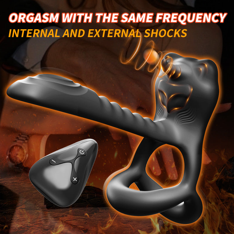 Yeain®Yezakura bull demon vibrating semen locking ring with 12 frequency vibration