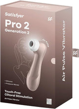 Satisfyer Pro 2 Generation 2 Touch-Free Clitoral Stimulation Air Pulse Vibrator