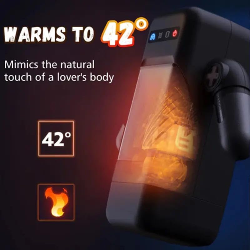 Easylive 6 Automatic Thrusting Vibrating Heating Blowjob Male Masturbators