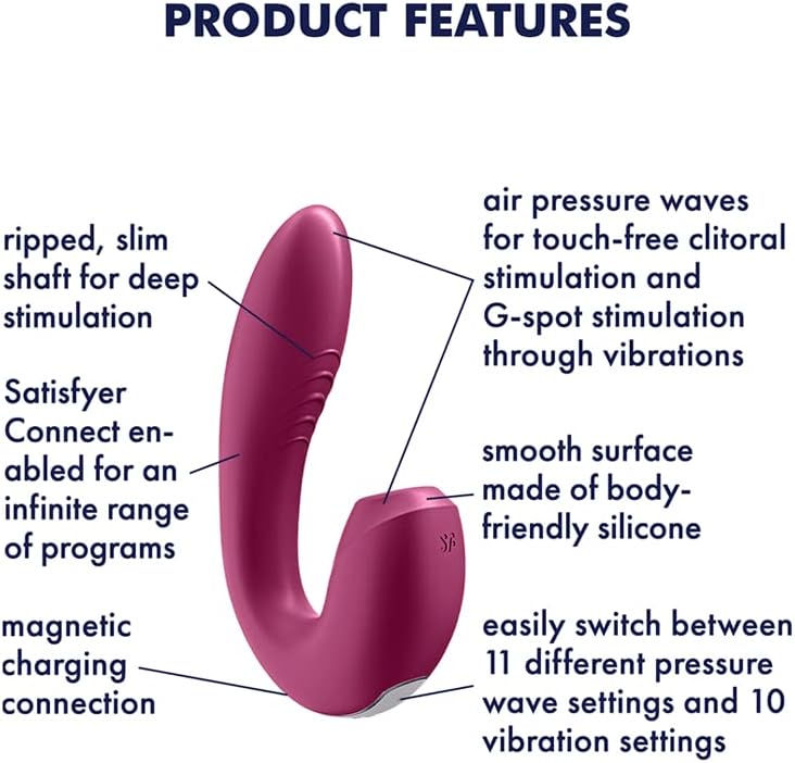 Satisfyer Sunray G Spot clitoral stimulation air-Pulse Vibrator With APP