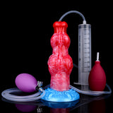 5253 Silicone Inflating Squirting Dildo