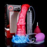 5257 Squirting Inflatable Dildo Butt plug Prostate Massager