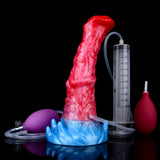 5257 Squirting Inflatable Dildo Butt plug Prostate Massager