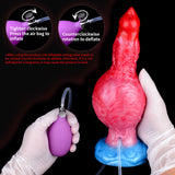 5259 Silicone Horse inflating Squirting Dildo