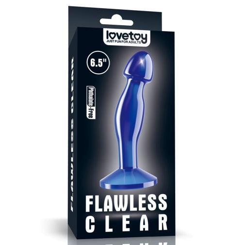 6.5'' Flawless glass Prostate anal Dildo