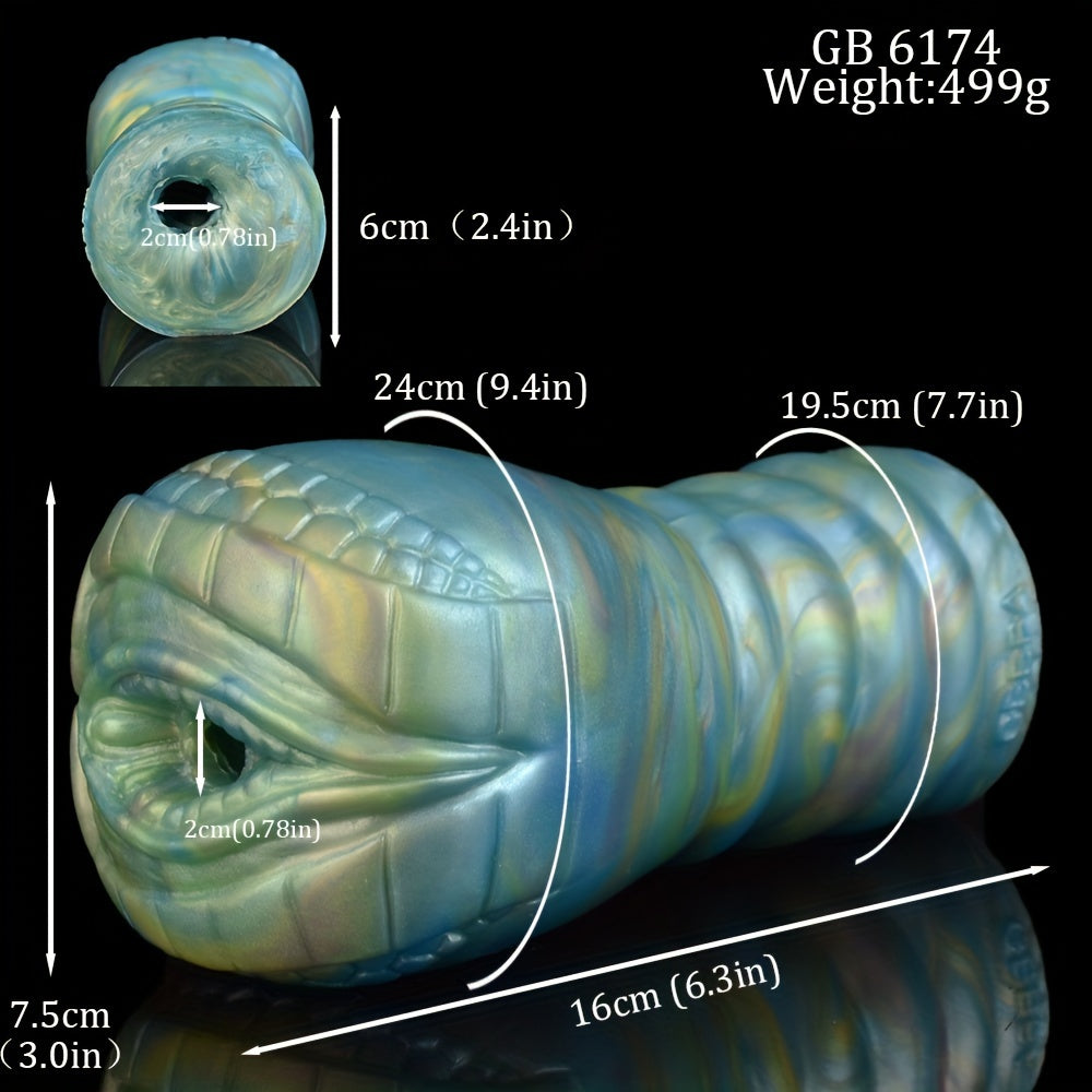 Double-headed Permeable Silicon Pocket Pussy Penis Exercise Masturbator