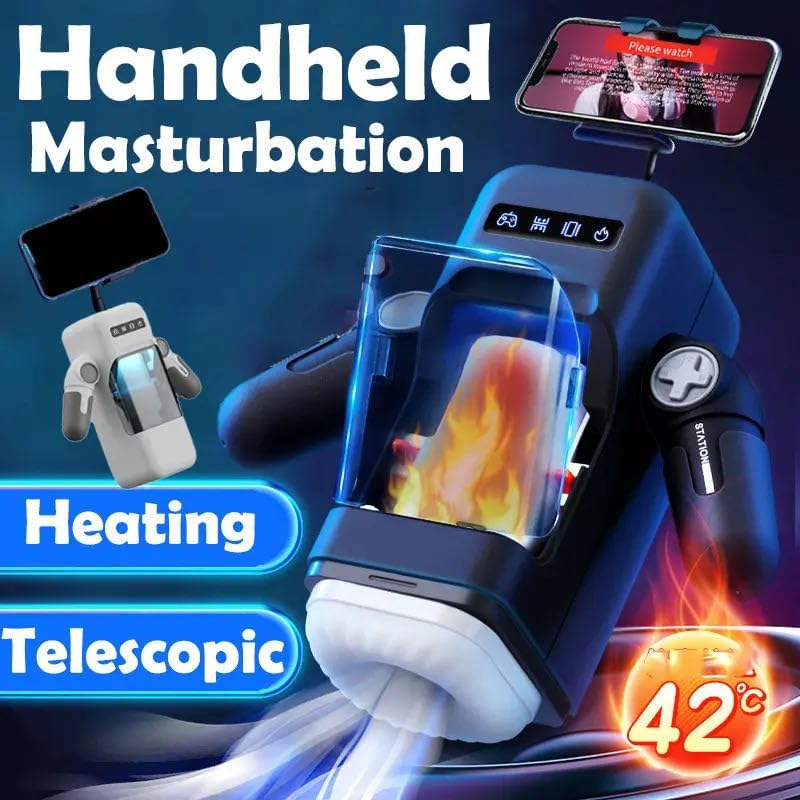 Easylive 6 Automatic Thrusting Vibrating Heating Blowjob Male Masturbators