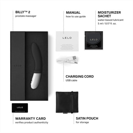 LELO BILLY™2 Prostate Massager P-Spot Butt Anal Plug vibrator