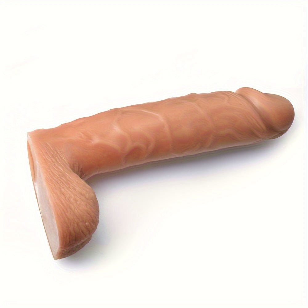 S105T Silicone Penis Sleeve With Pants Realistic Sheath Hollow Dildo