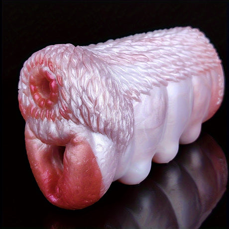 Realistic Animal Dual Channel Silicone Pocket Pussy Penis Exercise Masturbator