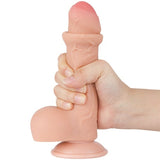 7" Dual Density Realistic Dual-Layer Sliding Skin Dildo