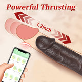 YIQU 20.32 Cm APP Thrusting Dildo With 10 Thrusting Modes And 10 Vibration