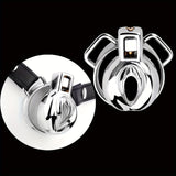 FRRK-138 Stainless Chastity Cage Device 4 Size Penis Ring Wearable Cock Lock