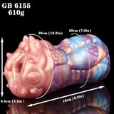 Colorful Simulation Monster  Silicon Pocket Pussy Penis Exercise Masturbator