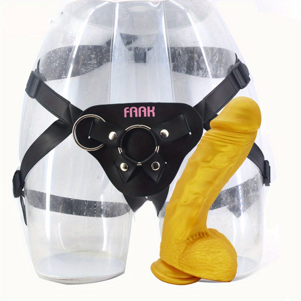 FAAK-F124 Silicone Realistic Dildo Strap on Penis With Suction Cup