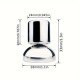 FRRK-401 Stainless Steel Male Chastity Device Chastity Cage With Mini Realistic Dildo