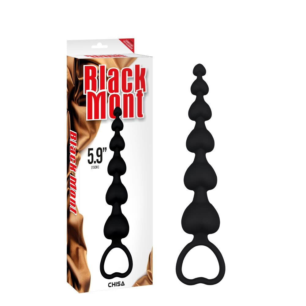 Black Mont Elite Lover's Beads Anal Bead